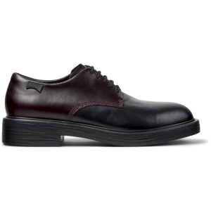 CAMPER Twins - Eleganckie buty dla Mężczyźni - Czarny, Kasztanowy, Szary, Skóra licowa