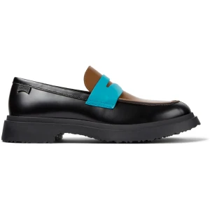 CAMPER Twins - Eleganckie buty dla Mężczyźni - Czarny,Niebieski,Brązowy, rozmiar 39, Skóra licowa