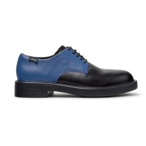 CAMPER Twins - Eleganckie buty dla Mężczyźni - Czarny,Niebieski,Szary, rozmiar 39, Skóra licowa