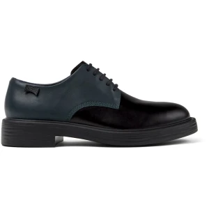 CAMPER Twins - Eleganckie buty dla Mężczyźni - Czarny,Szary,Zielony, rozmiar 39, Skóra licowa