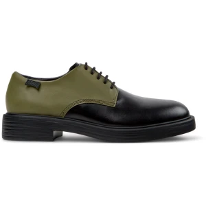 CAMPER Twins - Eleganckie buty dla Mężczyźni - Czarny,Zielony,Szary, rozmiar 39, Skóra licowa