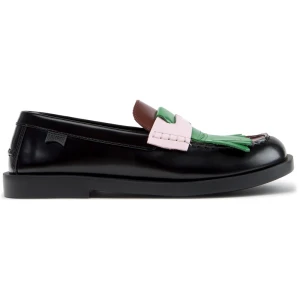 CAMPER Twins - Eleganckie buty dla Mężczyźni - Kasztanowy, Czarny, Zielony, Skóra licowa