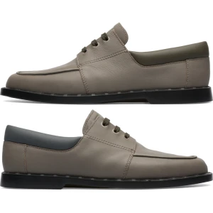 CAMPER Twins - Eleganckie buty dla Mężczyźni - Zielony,Szary, rozmiar 39, Skóra licowa