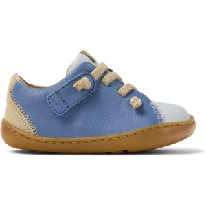 CAMPER Twins - Eleganckie obuwie sportowe dla Firstwalkers - Beżowy, Szary, Niebieski, Skóra licowa