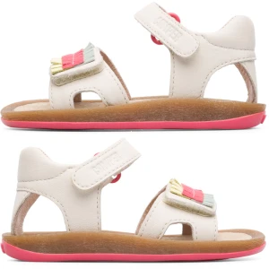 CAMPER Twins - Sandały dla Firstwalkers - Beżowy, Skóra licowa