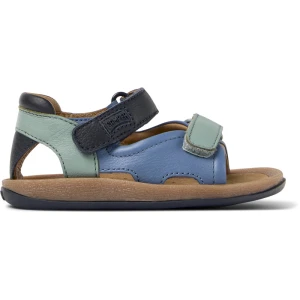 CAMPER Twins - Sandały dla Firstwalkers - Niebieski,Zielony, rozmiar 21, Skóra licowa
