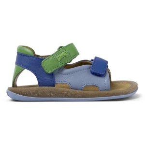 CAMPER Twins - Sandały dla Firstwalkers - Niebieski, Zielony, Skóra licowa