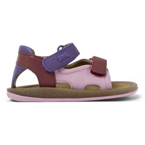 CAMPER Twins - Sandały dla Firstwalkers - Różowy,Czerwony,Fiolet, rozmiar 21, Skóra licowa