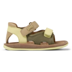 CAMPER Twins - Sandały dla Firstwalkers - Zielony, Żółty, Beżowy, Skóra licowa
