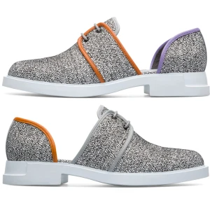 CAMPER Twins - Sandały dla Kobiety - Biały,Czarny,Szary, rozmiar 35, Tkanina/Skóra licowa