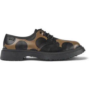 CAMPER Twins - Sznurowane dla Mężczyźni - Czarny,Brązowy, rozmiar 39, Skóra licowa