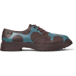 CAMPER Twins - Sznurowane dla Mężczyźni - Kasztanowy,Czarny, rozmiar 39, Skóra licowa