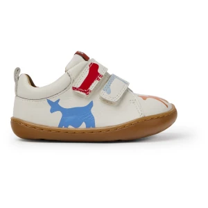 CAMPER Twins - Trampki dla Firstwalkers - Biały, Pomarańczowy, Niebieski, Skóra licowa