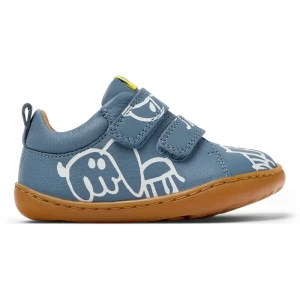 CAMPER Twins - Trampki dla Firstwalkers - Szary,Biały, rozmiar 21, Skóra licowa