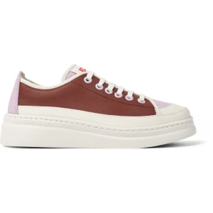 CAMPER Twins - Trampki dla Kobiety - Biały,Fiolet,Czerwony, rozmiar 35, Skóra licowa