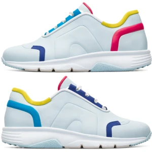 CAMPER Twins - Trampki dla Kobiety - Niebieski,Różowy,Żółty, rozmiar 35, Skóra licowa