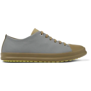 CAMPER Twins - Trampki dla Mężczyźni - Beżowy,Szary,Brązowy, rozmiar 39, Skóra licowa