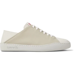 CAMPER Twins - Trampki dla Mężczyźni - Biały,Beżowy,Szary, rozmiar 39, Skóra licowa