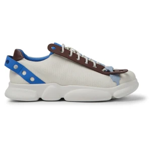 CAMPER Twins - Trampki dla Mężczyźni - Biały, rozmiar 39, Tkanina/Skóra licowa