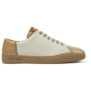 CAMPER Twins - Trampki dla Mężczyźni - Brązowy,Szary, rozmiar 39, Skóra licowa