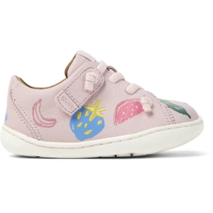 CAMPER Twins - Zapięcie na rzep dla Firstwalkers - Różowy, rozmiar 21, Skóra licowa