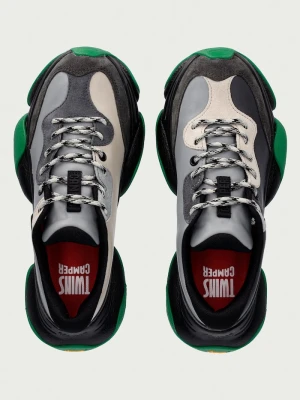 Camper TWS sneakersy damskie skórzane szary