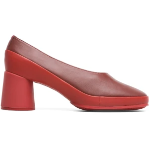 CAMPER Upright - Eleganckie buty dla Kobiety - Czerwony, rozmiar 35, Skóra licowa