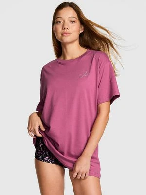 Campus Bawełniany T-shirt Victoria's Secret