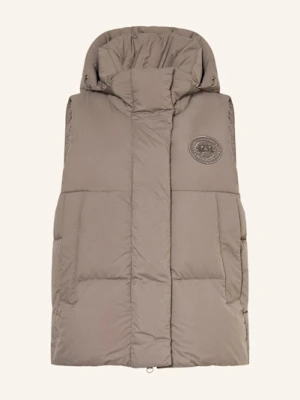 Canada Goose Kamizelka Puchowa Junction Z Odpinanym Kapturem beige