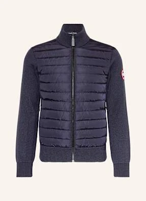 Canada Goose Kardigan Hybrdige Z Mieszanki Materiałów blau