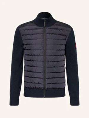 Canada Goose Kardigan Hybrdige Z Mieszanki Materiałów blau