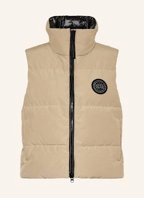 Canada Goose Krótka Kamizelka Puchowa beige