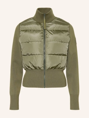 Canada Goose Kurtka Puchowa Hybridge Z Mieszanki Materiałów gruen OLIWKOWY