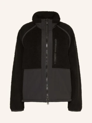 Canada Goose Kurtka Z Mieszanki Materiałów Z Futrem Teddy schwarz