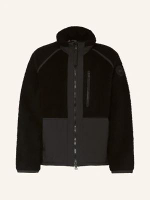 Canada Goose Kurtka Z Mieszanki Materiałów Z Futrem Teddy schwarz