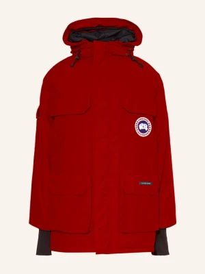 Canada Goose Parka Puchowa Expedition rot CZERWONY