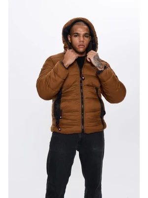 CANADA weather gear Dwustronna kurtka zimowa w kolorze jasnobrązowym rozmiar: XXL