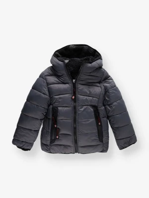 CANADA weather gear Dwustronna kurtka zimowa w kolorze szaro-czarnym rozmiar: 164/176