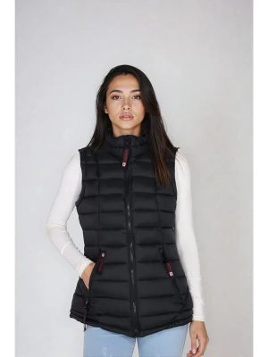 CANADA weather gear Kamizelka pikowana w kolorze czarnym rozmiar: L