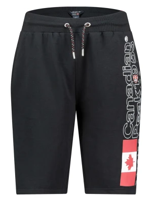 Canadian Peak Bermudy dresowe "Pogoeak" w kolorze czarnym rozmiar: L