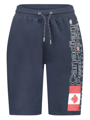Canadian Peak Bermudy dresowe "Pogoeak" w kolorze granatowym rozmiar: XL