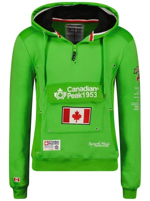 Canadian Peak Bluza "Galapagos" w kolorze zielonym rozmiar: XL