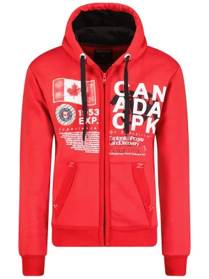 Canadian Peak Bluza "Gasadeak" w kolorze czerwonym rozmiar: XL