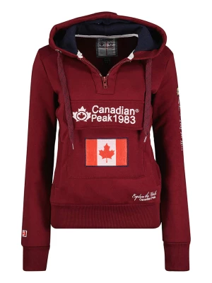 Canadian Peak Bluza "Gyrelle" w kolorze bordowym rozmiar: M