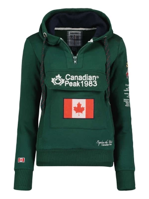 Canadian Peak Bluza "Gyrelle" w kolorze ciemnozielonym rozmiar: L