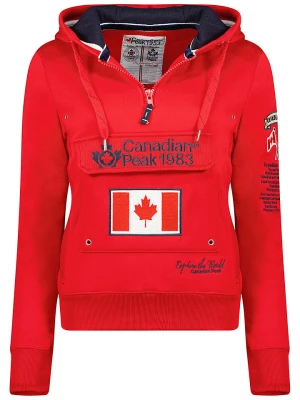 Canadian Peak Bluza "Gyrelle" w kolorze czerwonym rozmiar: S