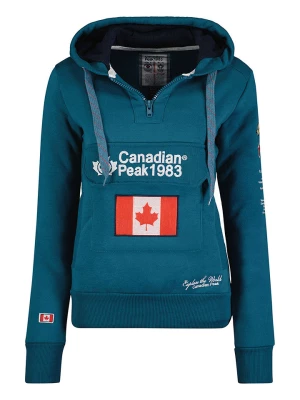 Canadian Peak Bluza "Gyrelle" w kolorze niebiesko-zielonym rozmiar: XL