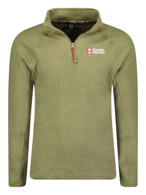 Canadian Peak Bluza polarowa "Tugeak" w kolorze zielonym rozmiar: XL