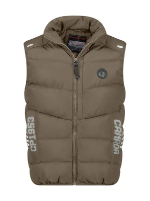 Canadian Peak Kamizelka pikowana "Vincenteak" w kolorze khaki rozmiar: XXL
