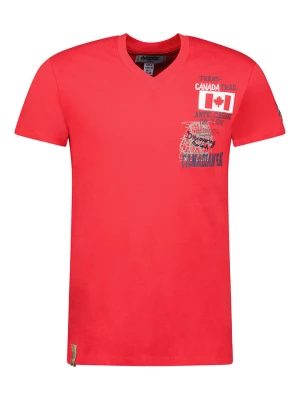 Canadian Peak Koszulka "Jantrail" w kolorze czerwonym rozmiar: M